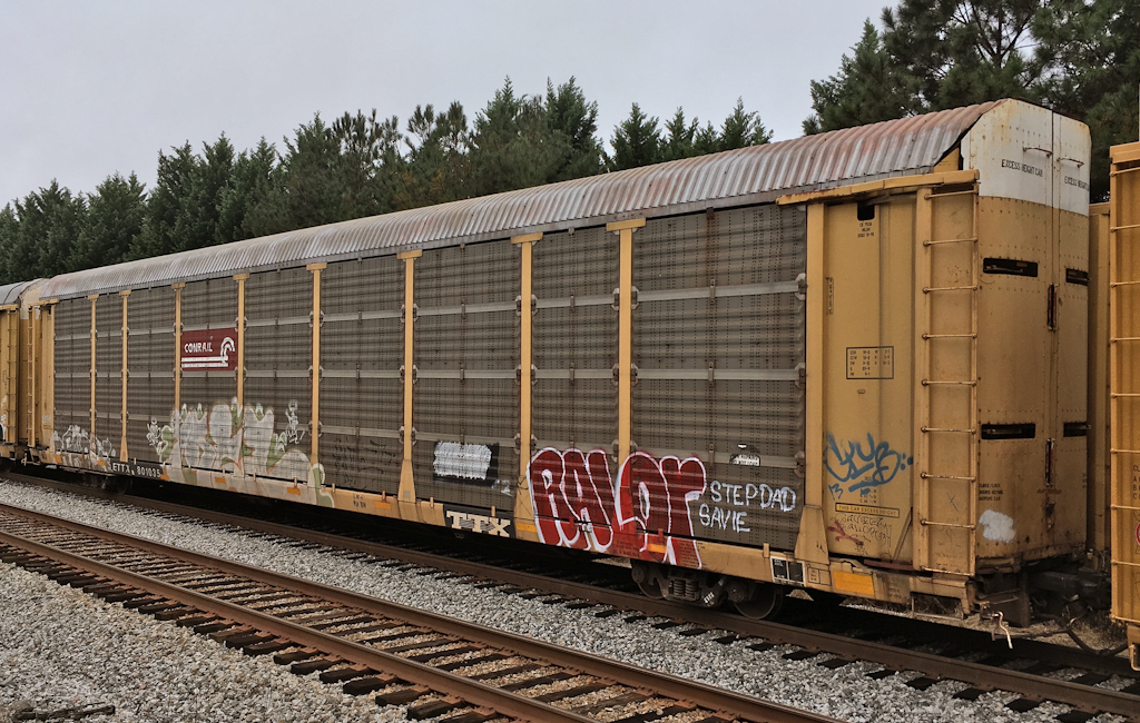ETTX 801035 - Rack class ML3N Conrail Photo Archive